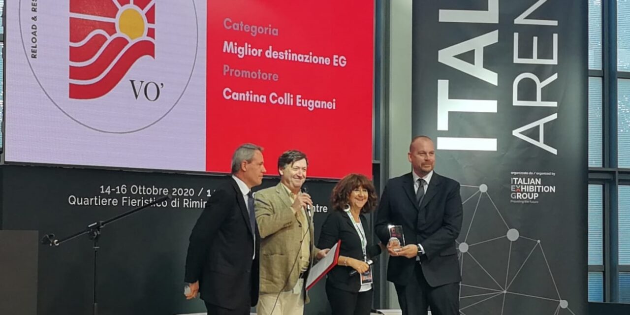 CANTINA COLLI EUGANEI: I VINI DI VO’ VINCONO IL TRAVEL FOOD AWARD 2020