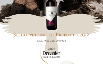 È DI COLLI DI POIANIS IL PRIMO SCHIOPPETTINO DI PREPOTTO A CONQUISTARE LA MEDAGLIA DI PLATINO DI DECANTER